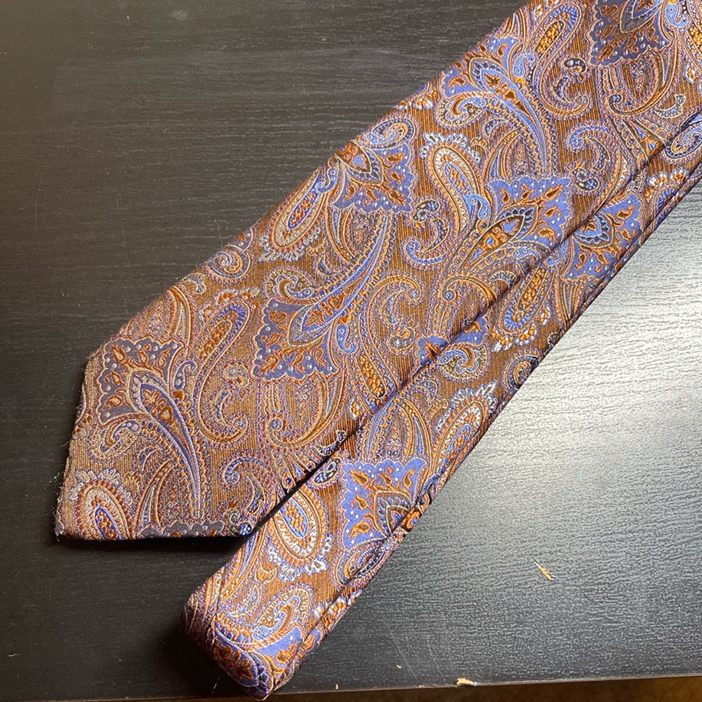 Canali paisley tie
